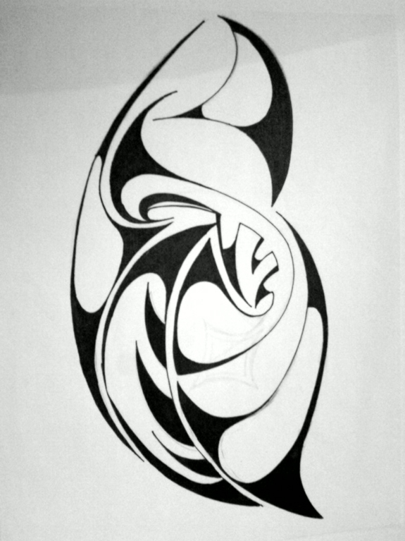 Tribal Bean - Tattoo Design