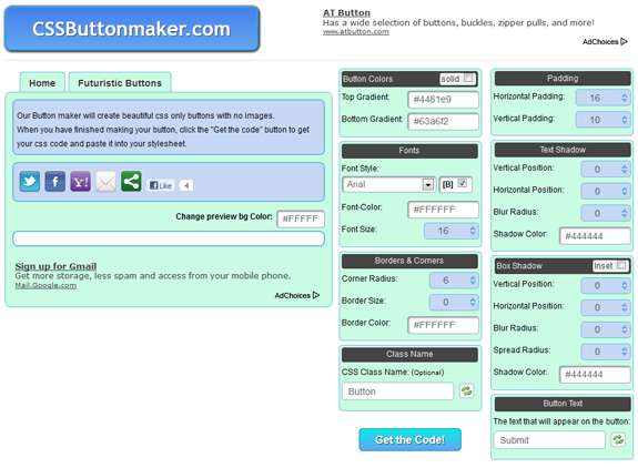 CSS Button Maker