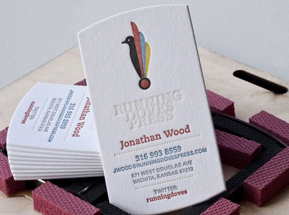 Letter-Pressed Business Cards