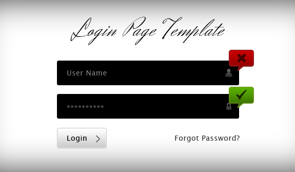 Login Page Template