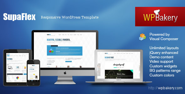 SupaFlex - Responsive WordPress Portfolio Theme