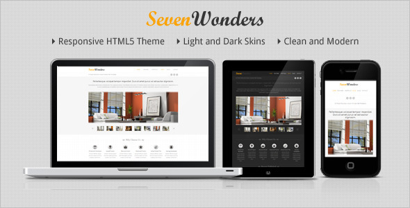 SevenWonders - Responsive WordPress Portfolio Theme