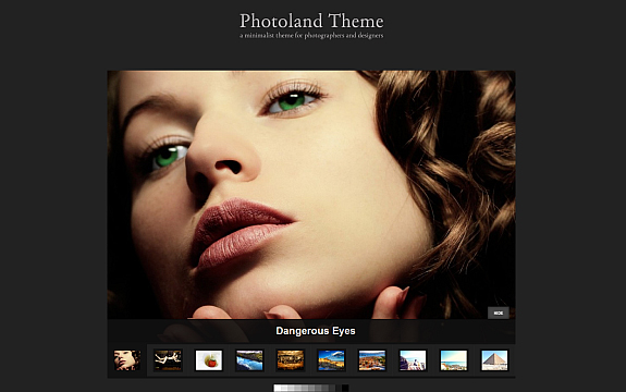 Photo WordPress Gallery Theme