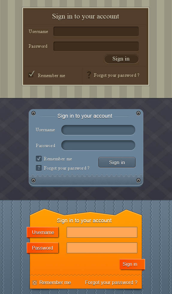 Login Page Templates