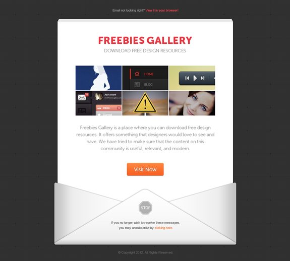 Free Email Newsletter Template