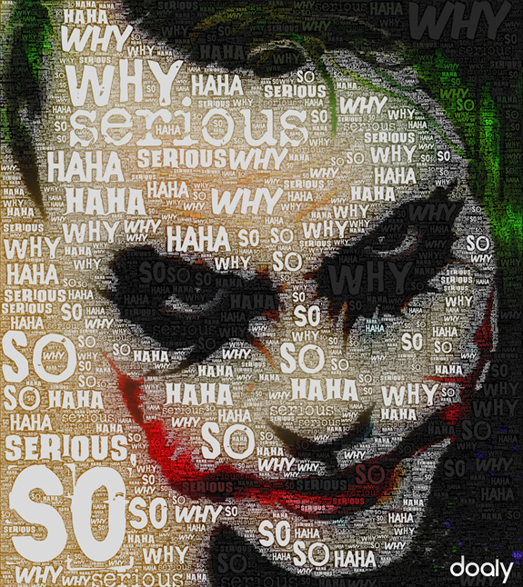 Joker Typography Poster