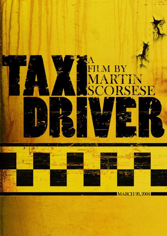 Taxi Driver - Typography Poster