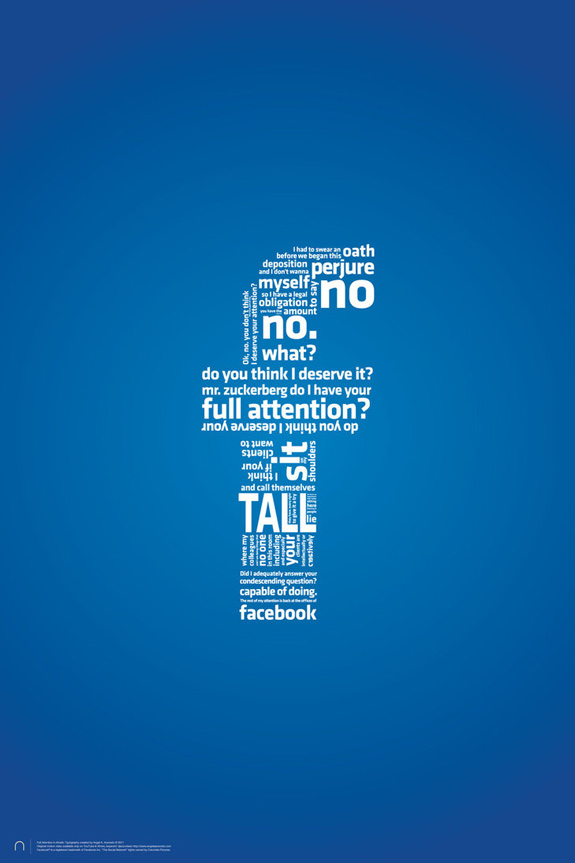 Facebook Typography Poster