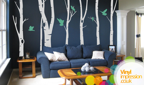 Birch Tree Forest - Wall Stickers