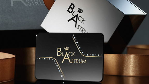 Black Astrum Business Card Design