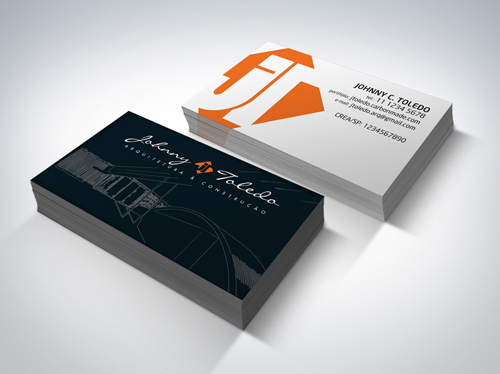 Architect Double-Sided Business Card Design