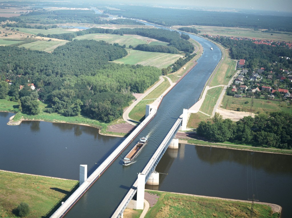 Magdeburg Water Bridge - Interesting Pictures