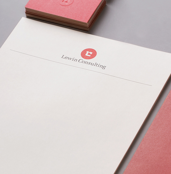 Lewin Consulting - Letterhead Design