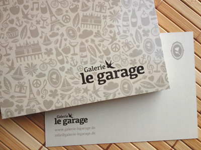 Galerie le garage - Postcard Design