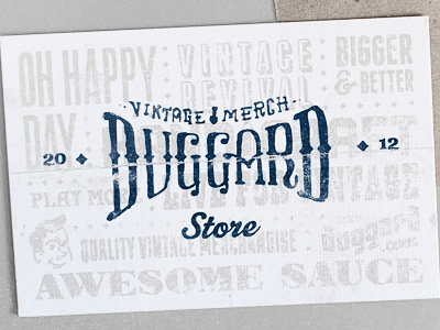 Duggard Postcard Design