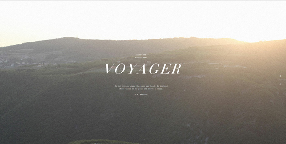 Voyager - Wide Website Design