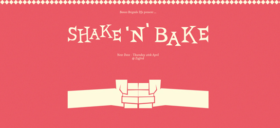 Shake 'N' Bake - Wide Website Design