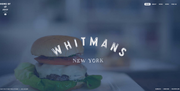Whitmans - Wide Website Design