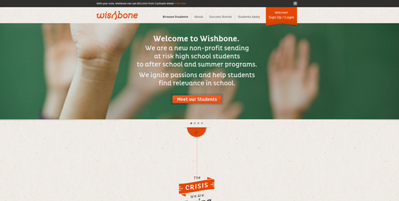 Wishbone - Wide Website Design