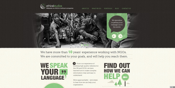 Ethical Studios - Wide Website Design