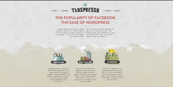 Tabspresso - Wide Website Design