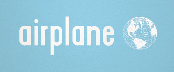 Airplane - Free Fonts