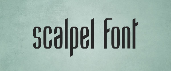 Scalpel Free Font
