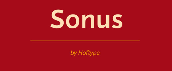Free Fonts - Sonus