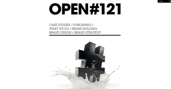 Open 121 - Minimal Web Design