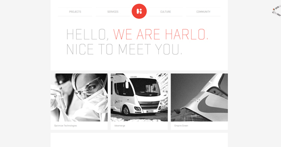 Harlo Interactive - Minimal Web Design