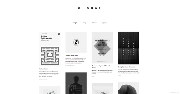 Daniel Gray - Minimal Web Design