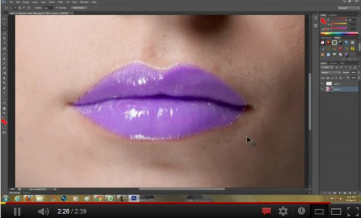 How to Change Lip Color in Photoshop CS6