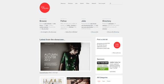 siteInspire - Web Design Gallery