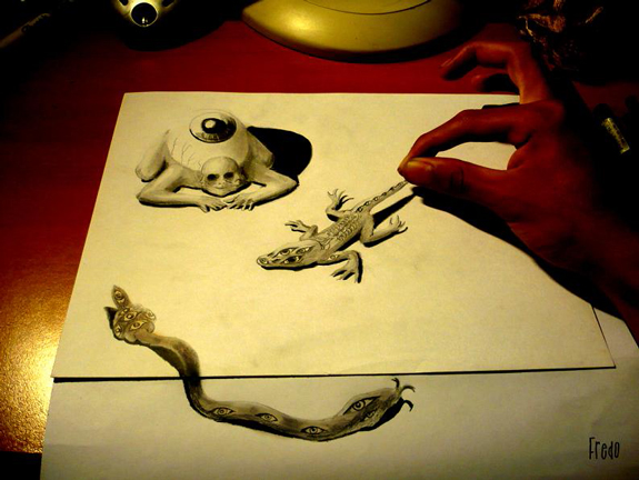 Amazing Examples of 3d Drawings