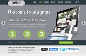 Magnate: Professional Website PSD Template Magnate: Professional Website PSD Template