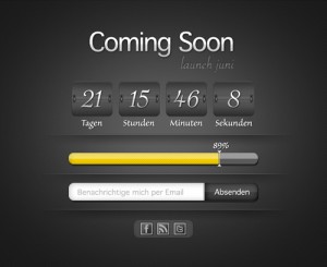 Free Photoshop PSD Coming Soon Page Free Photoshop PSD Coming Soon Page