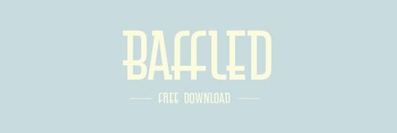 Baffled - New Free Fonts