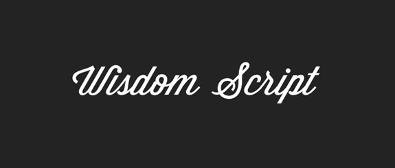 Wisdom Script - New Free Fonts