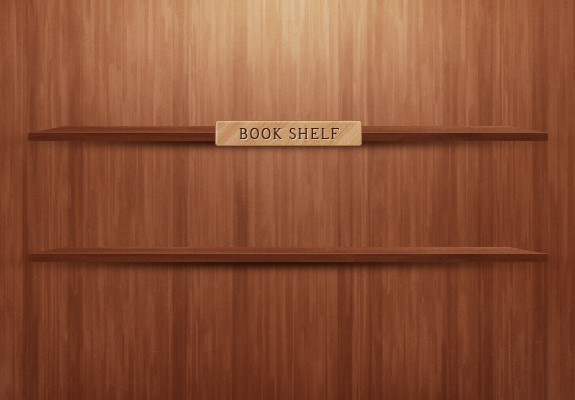 Bookshelf - PSD Template