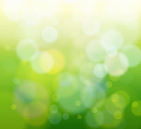 Abstract Green Bokeh Light Background Vector Graphic