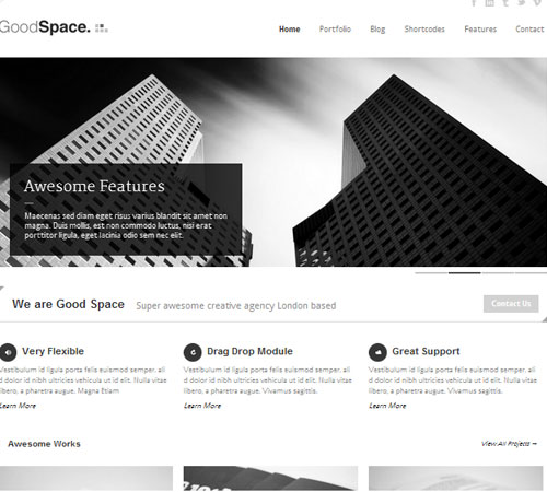 Good Space - Responsive Minimal WP Theme