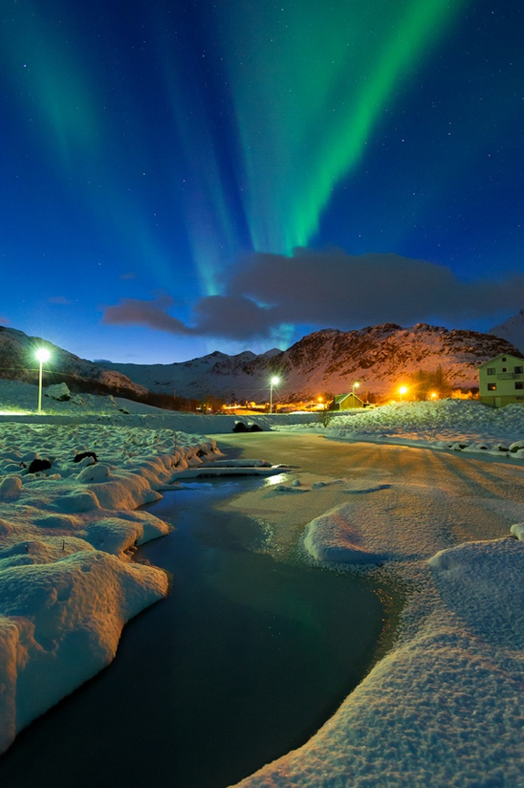Aurora near Eggum, Norway