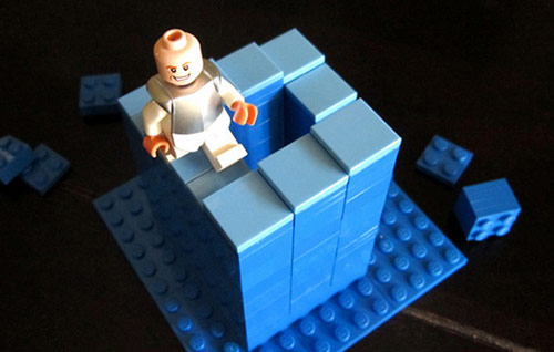 cool lego optical Illusions picture