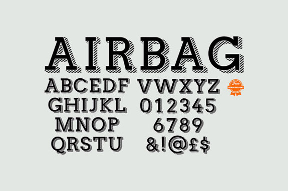 Airbag Free Typeface Download