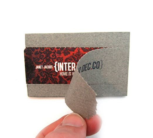 Unique Business Cards Design Example