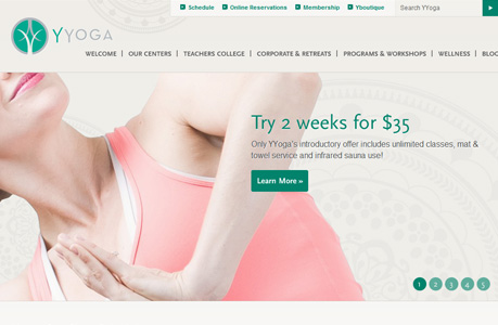 Yoga Website Design