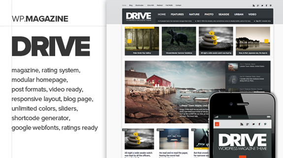 Drive - Premium and Responsive WordPress Magazine