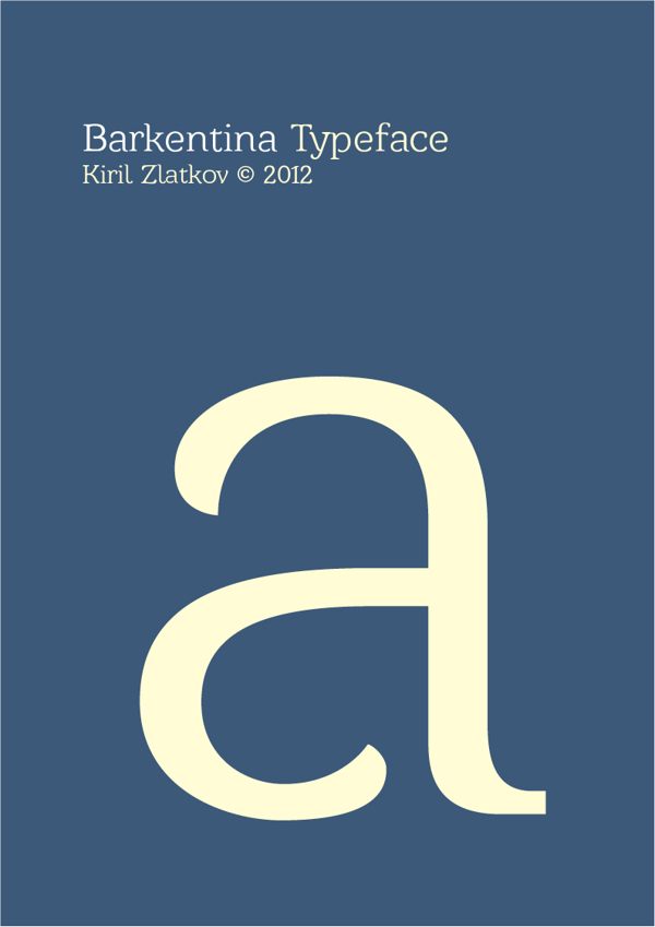 Barkentina Typeface and Free Font