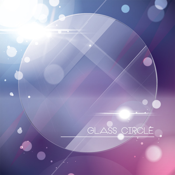 Glass Circle Vector Graphic