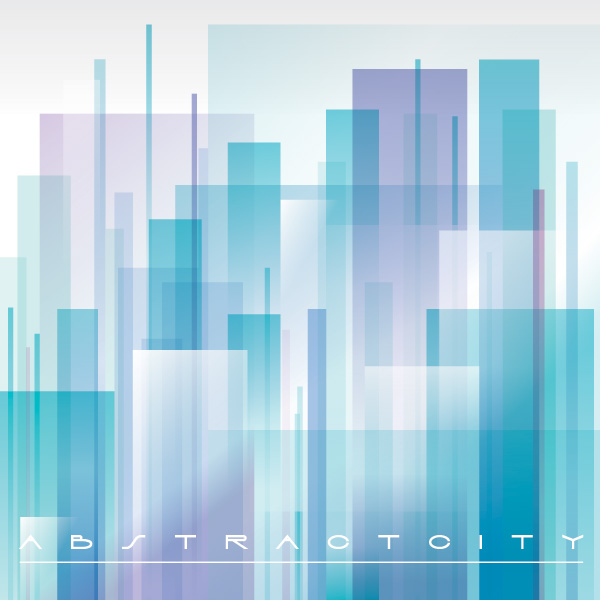 Abstract City Vector Graphic